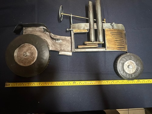 Industrial metal tractor wall - industrial,