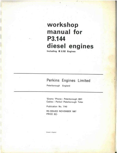 Perkins diesel engine 144 - perkins,