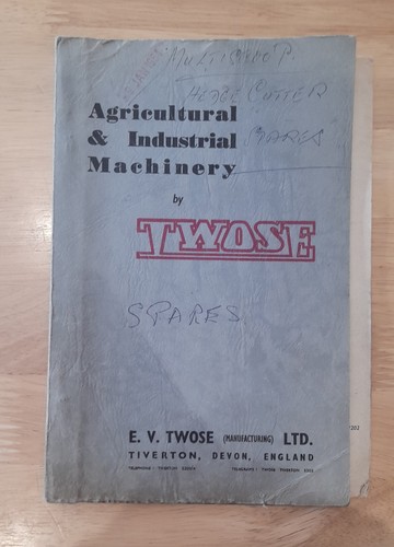 Twose agricultural industrial - twose, &industrial