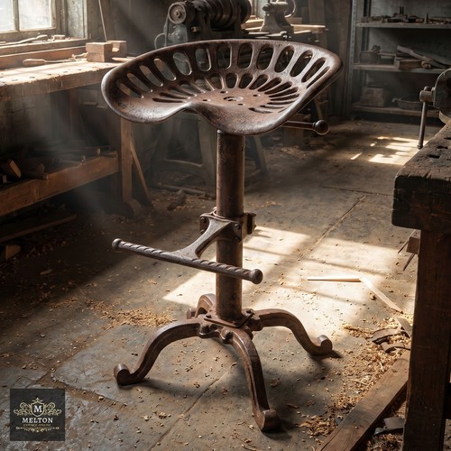 Cast iron tractor - iron,