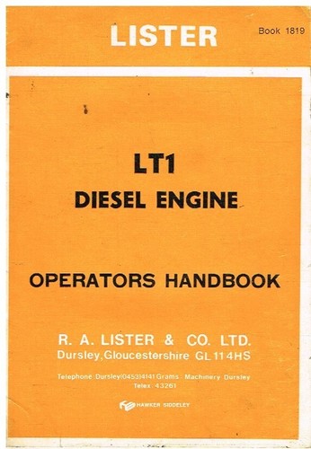 Lister lt1 series industrial - series,