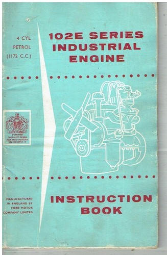 Ford 102e industrial - 102e, (1072cc)