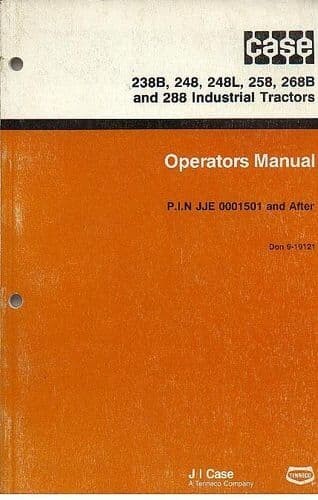 Case tractor 238b - ih, 248l