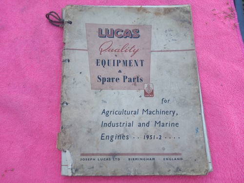 Lucas parts catalogue