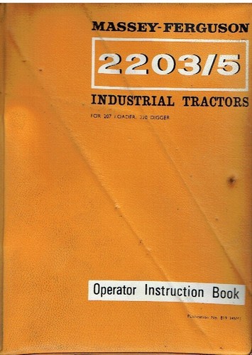 Massey ferguson 2203 2205 - massey,